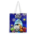thumbnail image 1 of Rob the Robot Bolso de tela con estampado de lienzo para mujer, bolsa de compras reutilizable y estética, con cremallera interior, regalo para mujer,38*45cm., 1 of 6