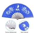 thumbnail image 2 of Abanico de Tai Chi JadeshayMX acero inoxidable Color Azul, 2 of 5