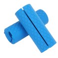thumbnail image 3 of 1 par de agarres redondos envolventes para mancuernas, de silicona, antideslizantes, con almohadilla gruesa para levantamiento de pesas y desarrollo muscular, color azul., 3 of 14