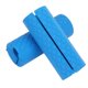 thumbnail image 3 of 1 par de empuñaduras de mancuerna redondas envolventes de silicona antideslizantes almohadilla de mancuerna más gruesa para levantamiento de pesas desarrollo muscular azul, 3 of 10