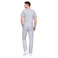 thumbnail image 3 of Conjunto Uniforme Médico Hombre Hugo GRIS MED Filipina Pantalón Quirúrgico Cómodo scrub, 3 of 4