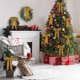 thumbnail image 5 of 6pc Velvet Bow Decoration Wreath Tree Topper, Bow Decoration Accents, Elegant Velvet Accents, Festive Home Decor, Christmas Ornament Set, Foldable Bow Design, Metal Frame Accents, for Living, 5 of 9