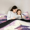 thumbnail image 5 of Homewish Cherry Blossom Bedding Comforter Set,Japanese Theme Twin Comforter Sets,Pink Sakura Bedding Set For Girls Kids,Breathable Home Decor Reversible,2pcs, 5 of 8