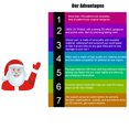 thumbnail image 1 of serony Car Stickers Car Rear Windshield Decals Christmas Decoration Waving Wiper Stickers Rear Window Wiper Decor, 1 of 6