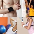 thumbnail image 7 of Manunclaims 1 Pair Unisex Colorful Sports Wristbands Cotton Sweatband Wristbands Wrist Sweatbands Wrist Sweat Bands for Tennis,Sport,Basketball,Gymnastics,Golf,Running, 7 of 7