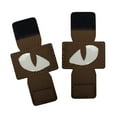 thumbnail image 1 of jifeng Appliques Badges avec Crochets Attaches Support DIY Kaki, 1 of 9