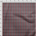 thumbnail image 3 of oneOone Cotton Silk Gray Fabric Madras Check Craft Projects Decor Fabric Printed By The Yard 42 Inch Wide, 3 of 4