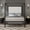Black, variant on Metal Canpoy Bed Queen Size with Tall Upholstered Headboard, Modern Platform Bed Frame with 4 Posters, Heavy Duty Support and Box Spring Needed, Gold
