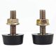 thumbnail image 3 of 1 Pair Engine Bonnets Bonnet Adjuster Bump Stop Fit for Nissan Patrol GQ for Ford Maverick BSANS1GP-1 62840-H8500 hood pins, 3 of 5