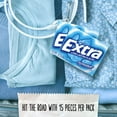 thumbnail image 3 of EXTRA Peppermint Sugar Free Chewing Gum 15 Pieces (10 Pack), 3 of 10