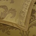 thumbnail image 6 of Chezmoi Collection Valor 7-Piece Bed in a Bag King, Gold Luxury Jacquard Floral Comforter with Sheets Set for All Season, 6 of 9