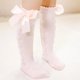 thumbnail image 1 of Calcetines de princesa hasta la rodilla con lazos grandes para niños y niñas, calcetín de algodón para bebés, calcetines de tubo largo para niños, Navidad, nuevo, 1 of 4