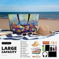 thumbnail image 5 of Gaeub Spring Flower Seasonal Beach Travel Bag, Multi-Pocket Beach Bag, Summer Vacation Bag, Beach Essentials Tote, 5 of 7