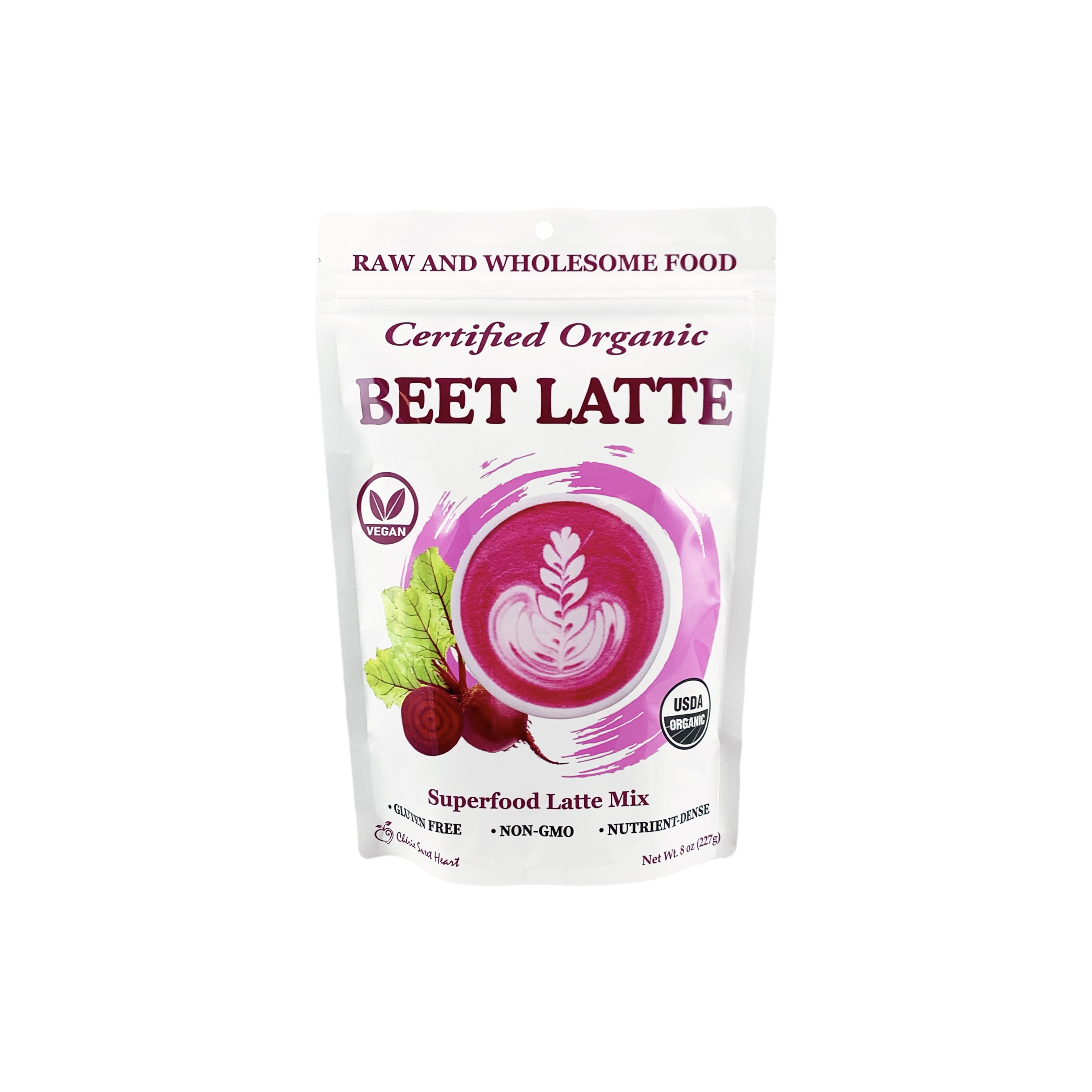 Cherie Sweet Heart Latte Mix- Beet Root with Goji Berry, Cinnamon, Ginger, Black Pepper Powder, 8 oz