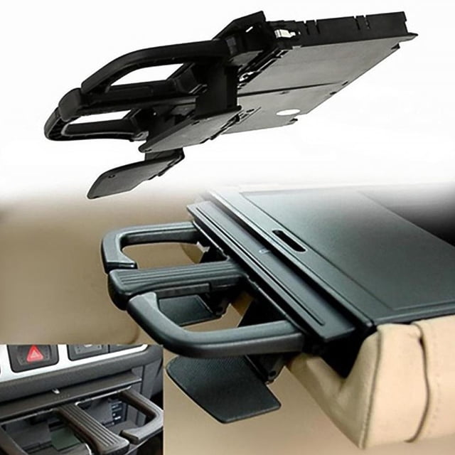 Portavasos negro Shamjiam para coche deslizante para Golf MK4 MKV A3 S3 A4 A6 Q5