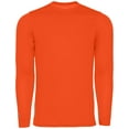 thumbnail image 3 of Holloway Sportswear L Boys GAUGE SHIRT LONG SLEEVE Orange 222625, 3 of 5