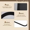 thumbnail image 6 of Antok 71"x32" Arched Full Length Mirror with Stand, Standing Floor Mirror with Solid Wooden Frame Full Body Mirror, Vintage Black, 6 of 7
