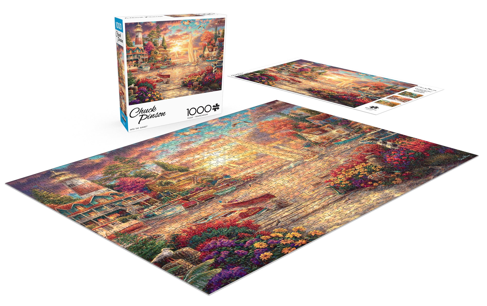 Buffalo Games Chuck Pinson - Into the Sunset 1000 Pieces Jigsaw Puzzle