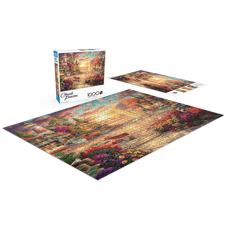 Buffalo Games Pinson Into the Sunset 1000 Pieces Jigsaw Puzzle