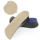 thumbnail image 3 of EeaseMX par de plantillas de aumento de altura de 1,5 cm de PU invisibles para zapatos, plantillas elevadoras de talón (suela negra y superficie beige), 3 of 7