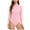 Pink, variant on Bodysuits for Women Long Sleeve Casual Knitted High Neck Jumpsuits Slim Compression Legging Tops Bodysuits