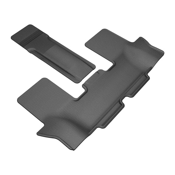 3D MAXpider Kagu Floor Mat (Black) Compatible with Hyundai Santa FE Gas 6-SEAT 2024-2025 - Third Row