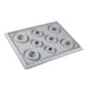 thumbnail image 4 of Bandeja de diseño de abalorios tablero de diseño de abalorios 102 x 137 x 06 Mini flocado para organizador herramienta de joyería proyectos artesanales manualidades DIY, 4 of 8