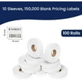 thumbnail image 4 of Pricing Labels for Monarch 1115 White - 150,000 labels w/ 100 Rolls Value Pack, 10 Sleeves - Made in USA, 4 of 7