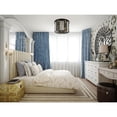 thumbnail image 4 of Sydney 6 light Matte Black Flush Mount Silver Shade (Grey) Royal Cut Crystal, 4 of 9
