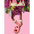 thumbnail image 5 of Pink Christmas Elf Wreath, Christmas Décor, 5 of 5