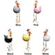 thumbnail image 3 of Figura de Gallina de Cerámica para Jardín - Figura de Cerámica - Gallo de Resina - Escultura Divertida para Interior y Exterior - Blanco, 3 of 4