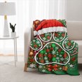 thumbnail image 2 of SPXUBZ Christmas Tree Pattern Throw Blanket 50x60 Inch, Holiday Decorative Soft Fleece Blanket, Cozy Winter Home Decor for Sofa Bed 60"x50", 2 of 5