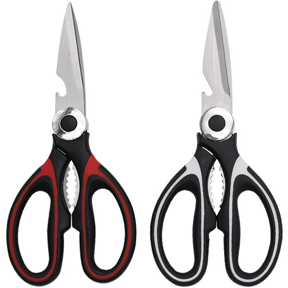 2Pack Kitchen Shears, Heavy Duty Meat Scissors Poultry Shears