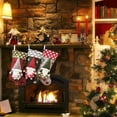 thumbnail image 6 of Christmas Stockings 18" with Cute 3D Plush Swedish Gnome Xmas Stockings for Fireplace Hanging Christmas Decorations and Party Decor, 6 of 8