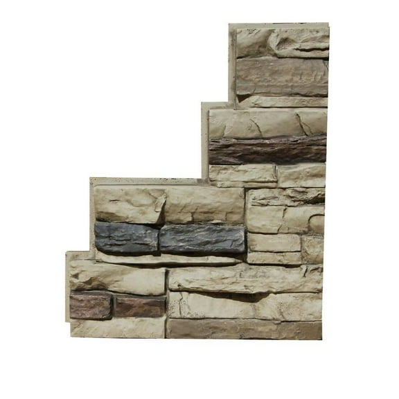 Starter Strip Stick-A-Stone 16.25 in. x 13.625 in. Nature Spirit, 2 Pieces Per Pack, 2 Sq. Ft. Coverage