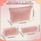 thumbnail image 2 of Set de bolsas de maquillaje Huhumy Corduroy Cosmetic Pouch rosa para mujer, 2 of 7
