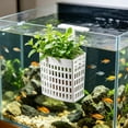 thumbnail image 5 of Adjustable Aquarium Plants Holder,Small Animal Tank Plantss Holder,Small Animal Tank Aquaponics Plants Cultivation and Aquarium Landscape Decoration with Hooks and Suction Cup,4.53x3.35x2.17 Inch,, 5 of 7