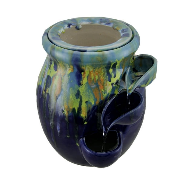 ceramic planter fountain