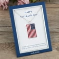 thumbnail image 3 of American Flag Pendant Necklace with Patriotic Gift Message Card & Envelope Jewelry Gifts-Happy Veteran's Day, 3 of 6