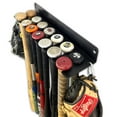 thumbnail image 3 of StoreYourBoard Baseball Bat Storage Rack, 14 Bat Caddy, Hanging Organizer, Wall or Fence Mount, Equipment Holder, Solid Steel, Gloves Helmets Cleats, 3 of 6