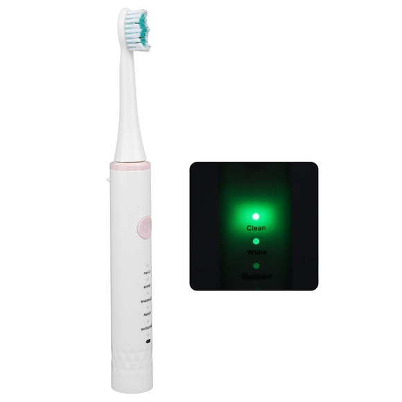 Cepillo de dientes eléctrico de cerdas suaves, limpiador de dientes eléctrico resistente al agua con carga USB, cepillo de dientes eléctrico de claridad notable Jadeshay  A