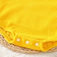 thumbnail image 7 of CAICJ98 Baby Boy Girl One Lucky Duck Birthday Outfit Summer Sleeveless First Birthday Overalls Mallard Duck Romper Plaid Bodysuit Hunting Clothes (Yellow,12-18 Months), 7 of 7