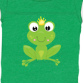 thumbnail image 4 of Inktastic Cute Frog, Green Frog, Crown, Frog Prince Boys or Girls Baby Bodysuit, 4 of 5