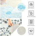 thumbnail image 6 of GZHJMY Wildflowers Bathroom Rug 24"×16",Non-Slip High Absorbent Bath Mat Rug Machine Washable Bahtub Mats, 6 of 7