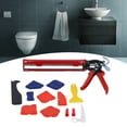thumbnail image 1 of ESTINK Ensemble de Calfeutrage, Kit de Calfeutrage à Main, Kit d'Outils de Calfeutrage avec Grattoir Multifonction, Cartouches en Silicone pour Bricolage, 1 of 1