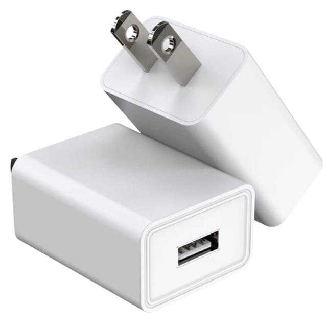 Adaptador de corriente 5V2A Cargador de pared USB | Entrada universal de 100-240 V | Protección contra sobretensión de sobrecarga de cortocircuito | Aleación ABS | Para dispositivos móviles Tablets