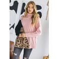 thumbnail image 2 of Turtle Neck Color Block Cutout Sweater, 2 of 5