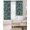 Teal, variant on Beige Spring Floral Blackout Curtains 90 Inch Length 2 Panels Set for Living Room Bedroom, Farmhouse Flowers Elegant Pastoral Privacy Window Treatment Thermal Insulated Black Out Drapes 52"x90"