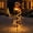 Bear, variant on PLPPYFS Reindeer Magic Fountain, Flowing Snowflake LED Christmas Garden Light, Waterproof Solar Powered Reindeer Yard Decor for Lawn, Garden, Porch, Walkway & Holiday Outdoor Decoration