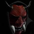 thumbnail image 3 of Demon Prajna Cara Cubierta Japonesa Demonio Prajna Cara Cubierta Carnaval Halloween Japonés Budismo Prajna Fantasma Cosplay Hanya Cara Cubierta ANGGREK Demon Prajna Face Cover, 3 of 4